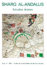 Sharq Al-Andalus. Núm. 4, Año 1987 | Biblioteca Virtual Miguel de Cervantes