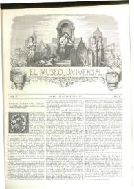 El museo universal. Núm. 8, Madrid 30 de abril de 1857, Año I | Biblioteca Virtual Miguel de Cervantes