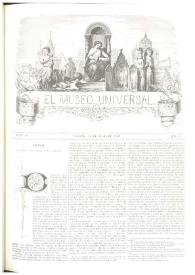 El museo universal. Núm. 14, Madrid 30 de julio de 1857, Año I | Biblioteca Virtual Miguel de Cervantes