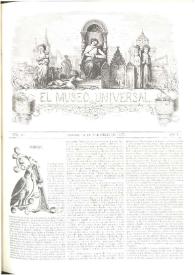 El museo universal. Núm. 17, Madrid 15 de setiembre de 1857, Año I [sic] | Biblioteca Virtual Miguel de Cervantes