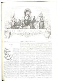 El museo universal. Núm. 20, Madrid 30 de octubre de 1857, Año I | Biblioteca Virtual Miguel de Cervantes