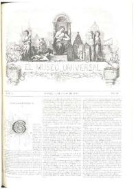 El museo universal. Núm. 2, Madrid 15 de enero de 1859, Año III | Biblioteca Virtual Miguel de Cervantes