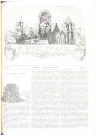 El museo universal. Núm. 7, Madrid 1º de abril de 1859, Año III | Biblioteca Virtual Miguel de Cervantes