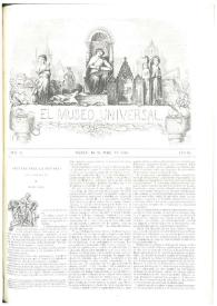 El museo universal. Núm. 8, Madrid 15 de abril de 1859, Año III | Biblioteca Virtual Miguel de Cervantes