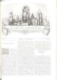 El museo universal. Núm. 10, Madrid 15 de mayo de 1859, Año III | Biblioteca Virtual Miguel de Cervantes