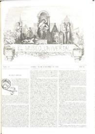 El museo universal. Núm. 22, Madrid 15 de noviembre de 1859, Año III | Biblioteca Virtual Miguel de Cervantes