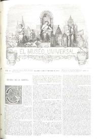 El museo universal. Núm. 39, Madrid 23 de setiembre de 1860, Año IV [sic] | Biblioteca Virtual Miguel de Cervantes