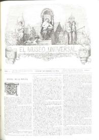 El museo universal. Núm. 5, Madrid 3 de febrero de 1861, Año V | Biblioteca Virtual Miguel de Cervantes