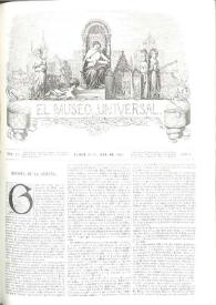 El museo universal. Núm. 17, Madrid 28 de abril de 1861, Año V | Biblioteca Virtual Miguel de Cervantes