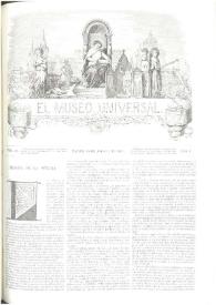 El museo universal. Núm. 33, Madrid 18 de agosto de 1861, Año V | Biblioteca Virtual Miguel de Cervantes