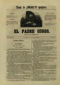 El padre Cobos. Año I, Número XXII, 30 de enero de 1855 | Biblioteca Virtual Miguel de Cervantes