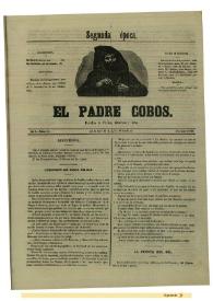 El padre Cobos. Año II, Número LIX, 25 de junio de 1856 | Biblioteca Virtual Miguel de Cervantes