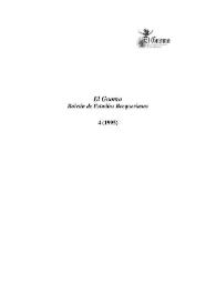 El Gnomo: boletín de estudios becquerianos. Núm. 4, 1995 | Biblioteca Virtual Miguel de Cervantes