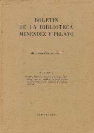 Boletín de la Biblioteca de Menéndez Pelayo. 1923 | Biblioteca Virtual Miguel de Cervantes