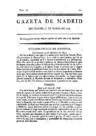 Gazeta de Madrid. 1808. Núm. 18, 1º de marzo de 1808 | Biblioteca Virtual Miguel de Cervantes