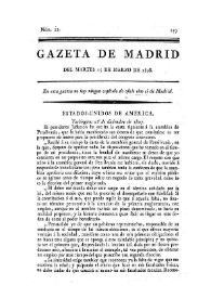 Gazeta de Madrid. 1808. Núm. 22, 15 de marzo de 1808 | Biblioteca Virtual Miguel de Cervantes