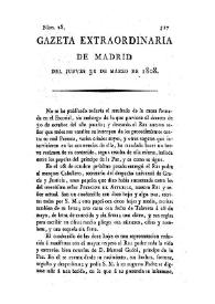 Gazeta de Madrid. 1808. Núm. 28, 31 de marzo de 1808 | Biblioteca Virtual Miguel de Cervantes