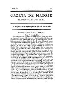 Gazeta de Madrid. 1808. Núm. 61, 19 de junio de 1808 | Biblioteca Virtual Miguel de Cervantes