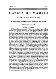 Gazeta de Madrid. 1808. Núm. 72, 30 de junio de 1808 | Biblioteca Virtual Miguel de Cervantes