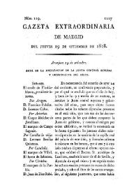 Gazeta de Madrid. 1808. Núm. 129, 29 de septiembre de 1808 | Biblioteca Virtual Miguel de Cervantes