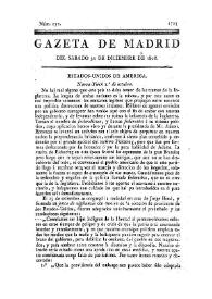 Gazeta de Madrid. 1808. Núm. 171, 31 de diciembre de 1808 | Biblioteca Virtual Miguel de Cervantes