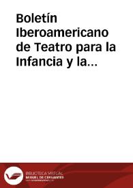 Boletín Iberoamericano de Teatro para la Infancia y la Juventud. Núm. 27, octubre-diciembre 1982 | Biblioteca Virtual Miguel de Cervantes
