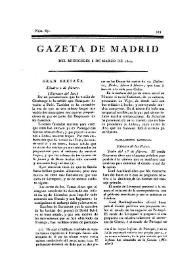Gazeta de Madrid. 1809. Núm. 67, 8 de marzo de 1809 | Biblioteca Virtual Miguel de Cervantes