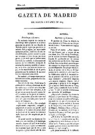 Gazeta de Madrid. 1809. Núm. 108, 18 de abril de 1809 | Biblioteca Virtual Miguel de Cervantes