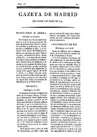 Gazeta de Madrid. 1809. Núm. 128, 8 de mayo de 1809 | Biblioteca Virtual Miguel de Cervantes
