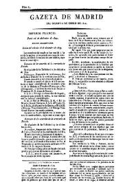 Gazeta de Madrid. 1810. Núm. 6, 6 de enero de 1810 | Biblioteca Virtual Miguel de Cervantes