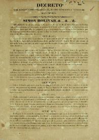 [Decreto sobre interior y justicia] | Biblioteca Virtual Miguel de Cervantes