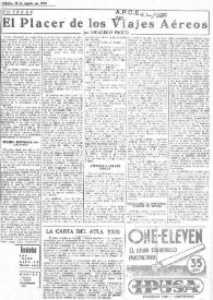 El placer de los viajes aéreos / por Indalecio Prieto | Biblioteca Virtual Miguel de Cervantes