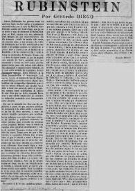 Rubinstein | Biblioteca Virtual Miguel de Cervantes
