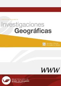 Investigaciones Geográficas | Biblioteca Virtual Miguel de Cervantes