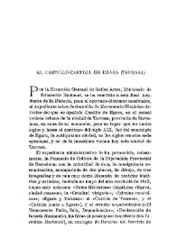 El Castillo-cartuja de Egara (Tarrasa) / Elías Tormo | Biblioteca Virtual Miguel de Cervantes