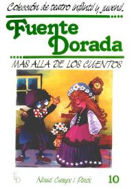 Más allá de los cuentos / Nicasi Camps i Pinós ; [notas sobre teoría y técnica teatral. Ortofonía de Juan Cervera ; ilustraciones de Fresno's] | Biblioteca Virtual Miguel de Cervantes