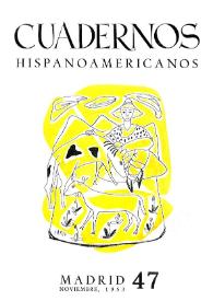 Cuadernos Hispanoamericanos. Núm. 47, noviembre 1953 | Biblioteca Virtual Miguel de Cervantes