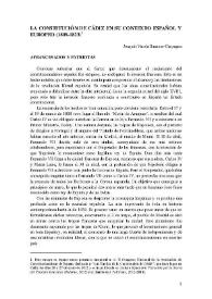 La Constitución de Cádiz en su contexto español y europeo (1808-1823) / Joaquín Varela Suanzes-Carpegna | Biblioteca Virtual Miguel de Cervantes