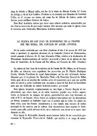 La iglesia de San Juan de Santibáñez de la Fuente del Río Miera, del Concejo de Aller (Oviedo) / Luis Menéndez Pidal | Biblioteca Virtual Miguel de Cervantes