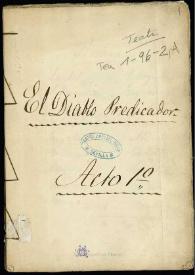 El Diablo Predicador / [Luis Belmonte Bermúdez] | Biblioteca Virtual Miguel de Cervantes