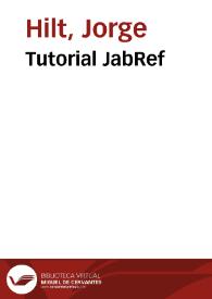 Tutorial JabRef | Biblioteca Virtual Miguel de Cervantes