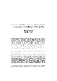 El análisis interdiscursivo en contexto (histórico) : adaptaciones a la novelística corta popular de cine y seriales radiofónicos en los años 50 / Carmen Pujante Segura | Biblioteca Virtual Miguel de Cervantes