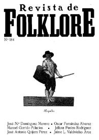 Revista de Folklore. Tomo 16a. Núm. 184, 1996 | Biblioteca Virtual Miguel de Cervantes