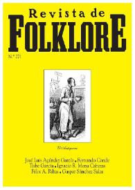 Revista de Folklore. Tomo 23b. Núm. 271, 2003 | Biblioteca Virtual Miguel de Cervantes