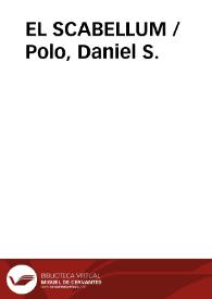 EL SCABELLUM / Polo, Daniel S. | Biblioteca Virtual Miguel de Cervantes