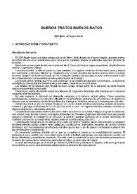 Buenos tratos buenos ratos / CEIP Miguel Íscar (Valladolid) | Biblioteca Virtual Miguel de Cervantes