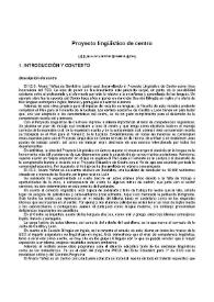 Proyecto lingüístico de centro / I.E.S. Álvaro Yáñez de Bembibre (León) | Biblioteca Virtual Miguel de Cervantes