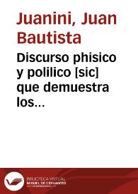 Discurso phisico y polilico [sic] que demuestra los movimientos que produce la fermentación, y materias nitrosas en los cuerpos sublunares, y las causas que perturban las benignas, y saludables influencias, de que goza el ambiente desta villa de Madrid, de que resultan las frequentes muertes repentinas, breves, y agudas enfermedades, que se han declarado en esta Corte de cinquentas años à esta parte | Biblioteca Virtual Miguel de Cervantes