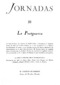 La postguerra / Daniel Cosío Villegas [y otros] | Biblioteca Virtual Miguel de Cervantes