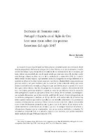 Escritoras sin fronteras entre Portugal y España en el Siglo de Oro (con unas notas sobre dos poemas femeninos del siglo XVI) / Nieves Baranda | Biblioteca Virtual Miguel de Cervantes